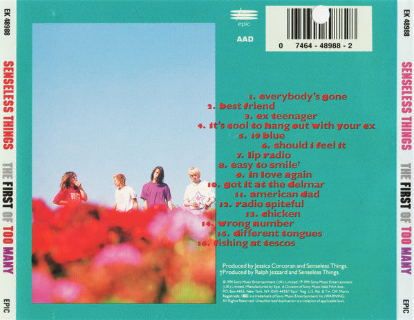 Senseless Things : The First Of Too Many (CD, Album)