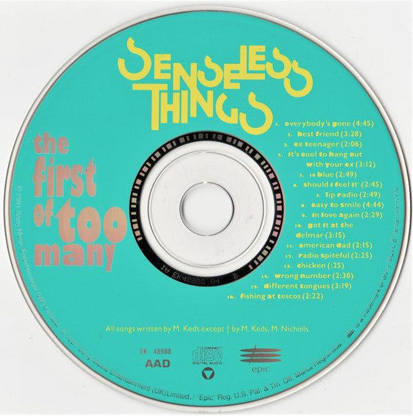 Senseless Things : The First Of Too Many (CD, Album)