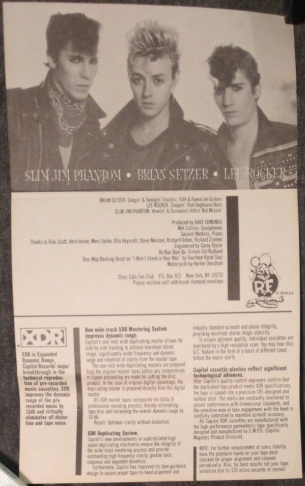 Stray Cats : Rant N' Rave With The Stray Cats (Cass, Album, Dol)