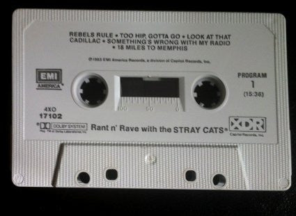 Stray Cats : Rant N' Rave With The Stray Cats (Cass, Album, Dol)