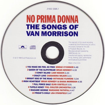 Various : No Prima Donna (The Songs Of Van Morrison) (CD)