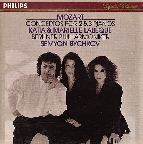 Wolfgang Amadeus Mozart, Katia Et Marielle Labèque, Semyon Bychkov, Berliner Philharmoniker : Concertos For 2 & 3 Pianos (CD, Club, RE)