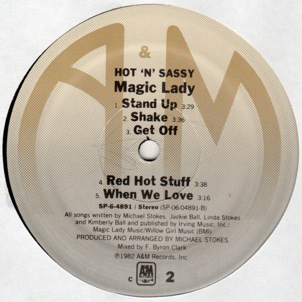 Magic Lady : Hot 'n' Sassy (LP, Album, C)