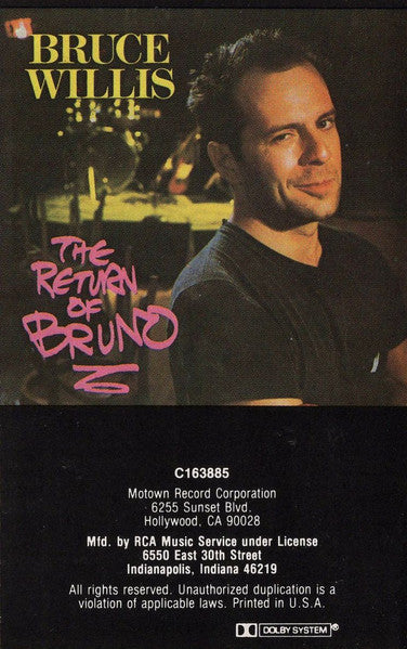 Bruce Willis : The Return Of Bruno (Cass, Album, Club, Dol)