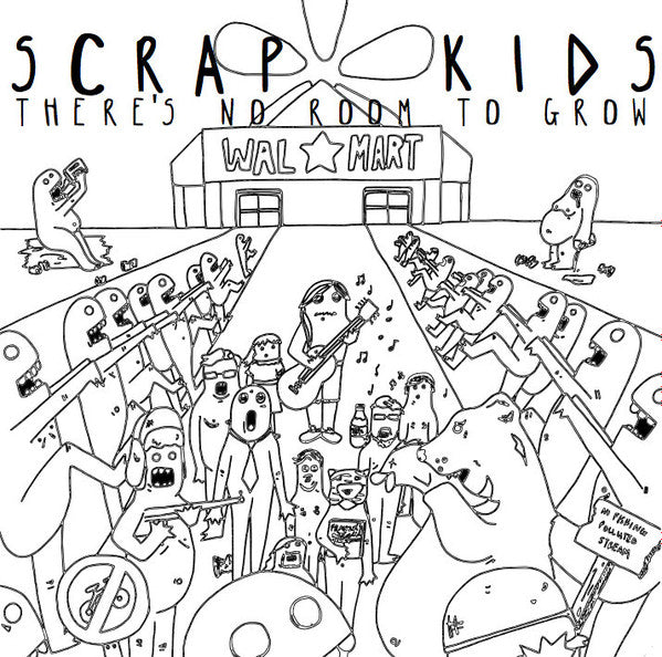 Scrap Kids : There's No Room To Grow (LP, Album, 180)