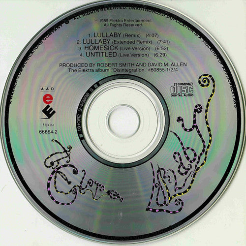 The Cure : Lullaby (CD, Maxi, Ltd)