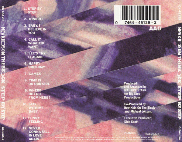 New Kids On The Block : Step By Step (CD, Album)