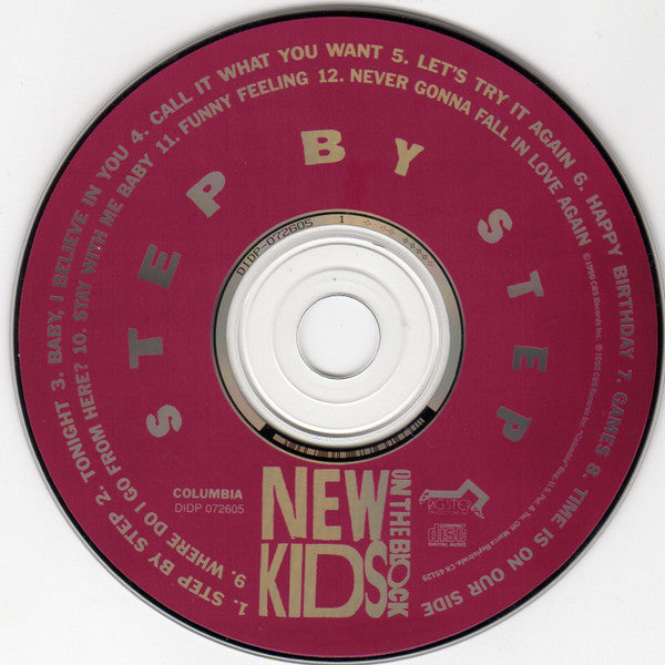 New Kids On The Block : Step By Step (CD, Album)