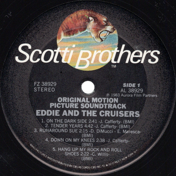 John Cafferty And The Beaver Brown Band : Eddie And The Cruisers (Original Motion Picture Soundtrack) (LP, Album, Pit)