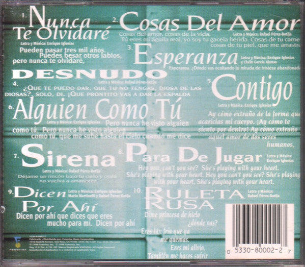 Enrique Iglesias : Cosas Del Amor (CD, Album)