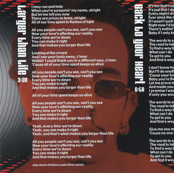 Backstreet Boys : For The Fans (CD 1) (CD, EP, Enh)