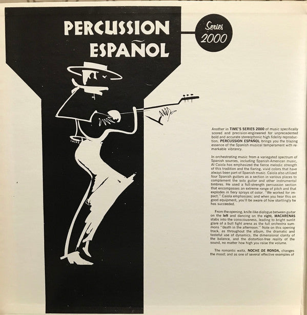 Al Caiola - Percussion Español (LP) (VG) - Endless Media