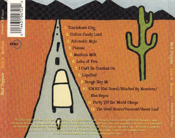 Meat Puppets : Live In Montana (CD, Album)