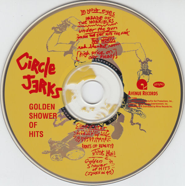 Circle Jerks : Golden Shower Of Hits (CD, Album, RE, RM, All)