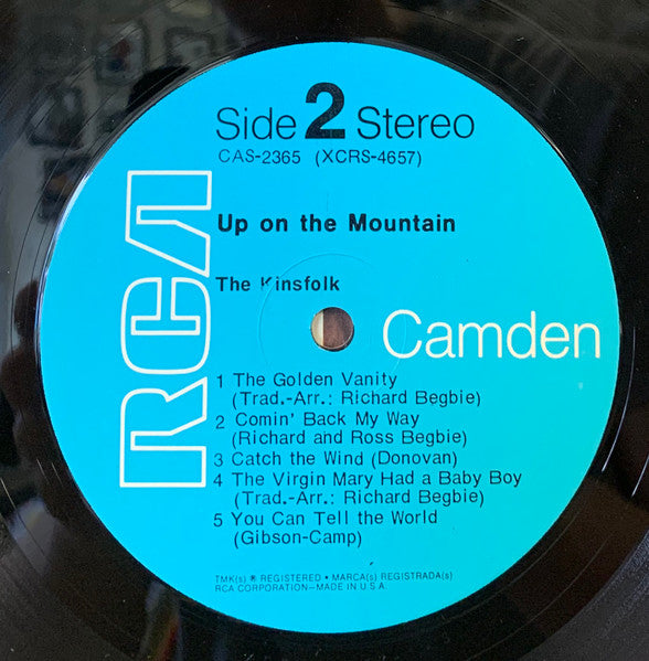 The Kinsfolk : Up On The Mountain (LP, Album)