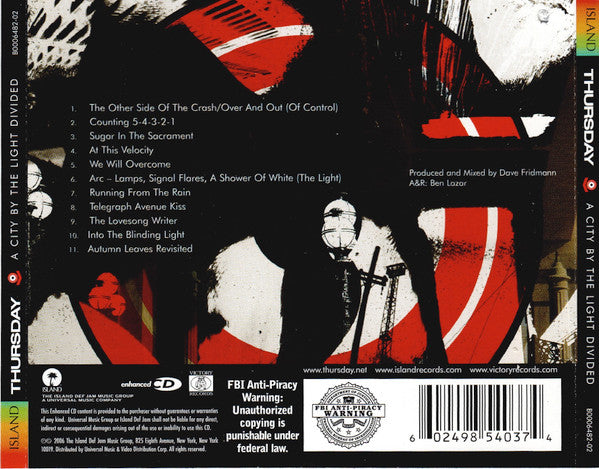 Thursday : A City By The Light Divided (CD, Album, Enh)