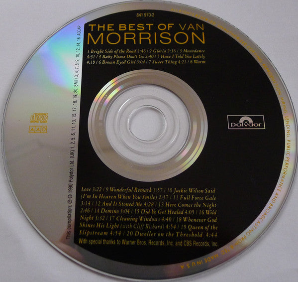 Van Morrison : The Best Of Van Morrison (CD, Comp)
