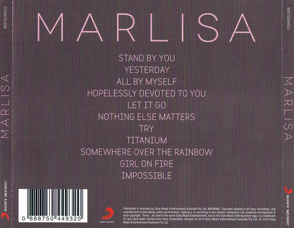 Marlisa : Marlisa (CD, Album)