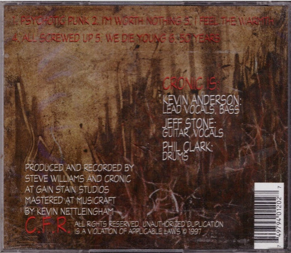 Cronic : Living To Die (CD, EP)