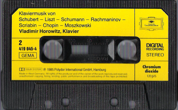 Vladimir Horowitz : Horowitz (Cass, Dol)