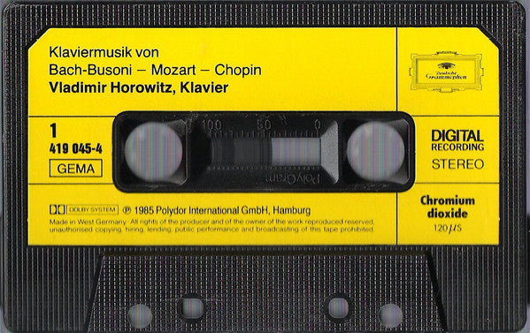 Vladimir Horowitz : Horowitz (Cass, Dol)