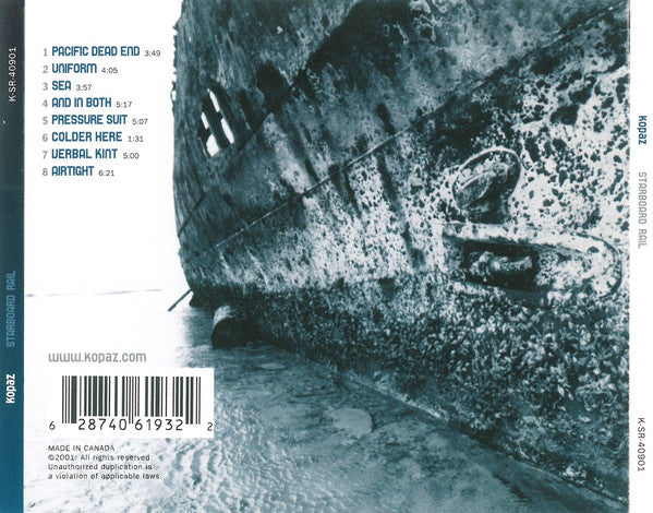 Kopaz : Starboard Rail (CD, Album)