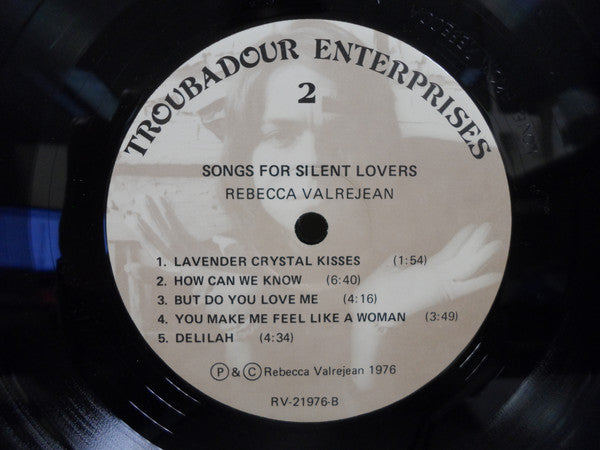 Rebecca Valrejean : Songs For Silent Lovers (LP)