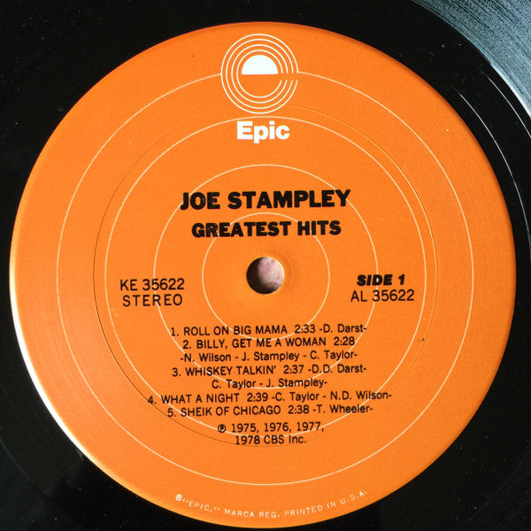 Joe Stampley - Greatest Hits (LP) (G+) - Endless Media