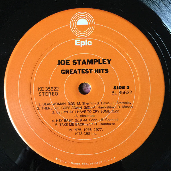 Joe Stampley - Greatest Hits (LP) (G+) - Endless Media