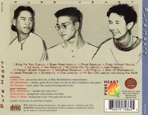 Pure Heart (2) : Pure Heart (CD, Album)