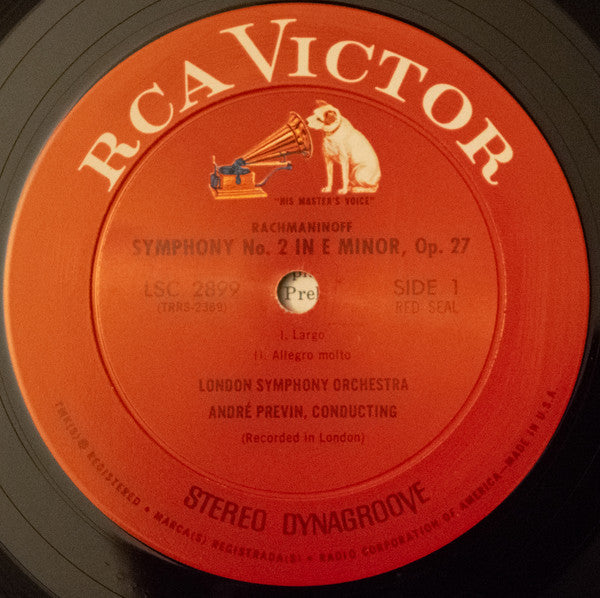 André Previn Conducts Sergei Rachmaninoff, London Symphony Orchestra : Symphony No. 2 (LP, Album)