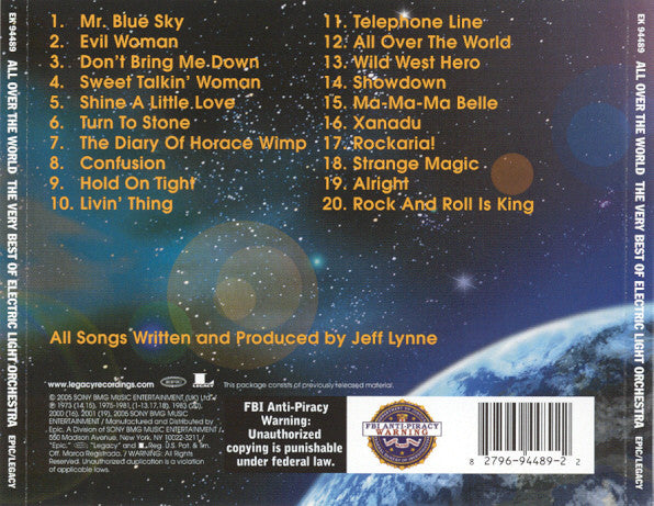 Electric Light Orchestra : All Over The World - The Very Best Of Electric Light Orchestra (CD, Comp)