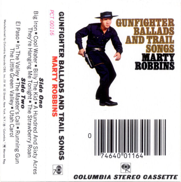 Marty Robbins : Gunfighter Ballads And Trail Songs (Cass, Album, RE)