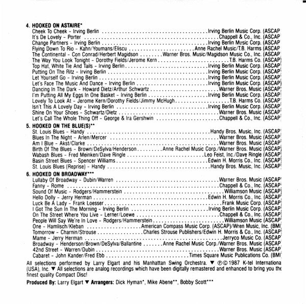 Larry Elgart And His Manhattan Swing Orchestra : Hooked On Swing (CD, RE, RM)