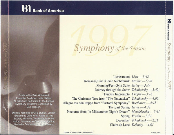 Various : 1997 Symphony Of The Season (CD, Comp, S/Edition)