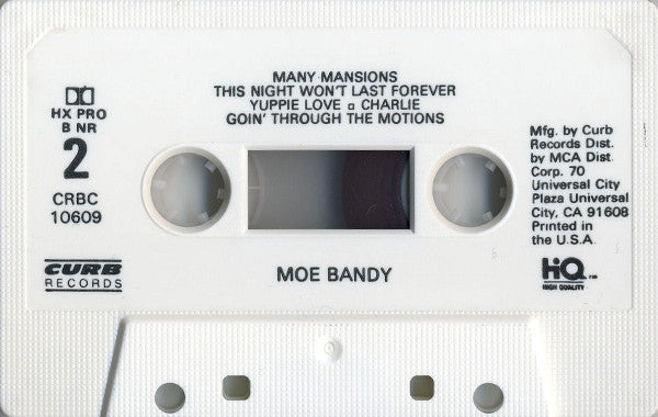 Moe Bandy : Many Mansions (Cass, Album, Dol)