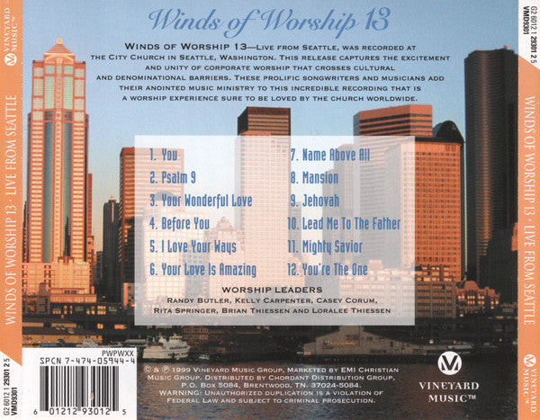 Various : Winds Of Worship, Vol. 13: Live From Seattle (CD, Album)