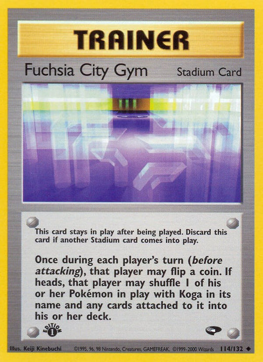 Fuchsia City Gym [G2 - 114/132] Pokemon Trading Card