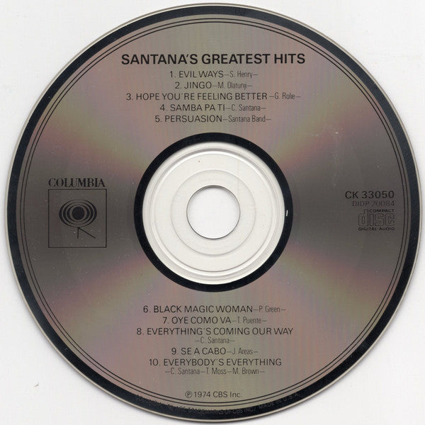 Santana : Santana's Greatest Hits (CD, Comp, RE)