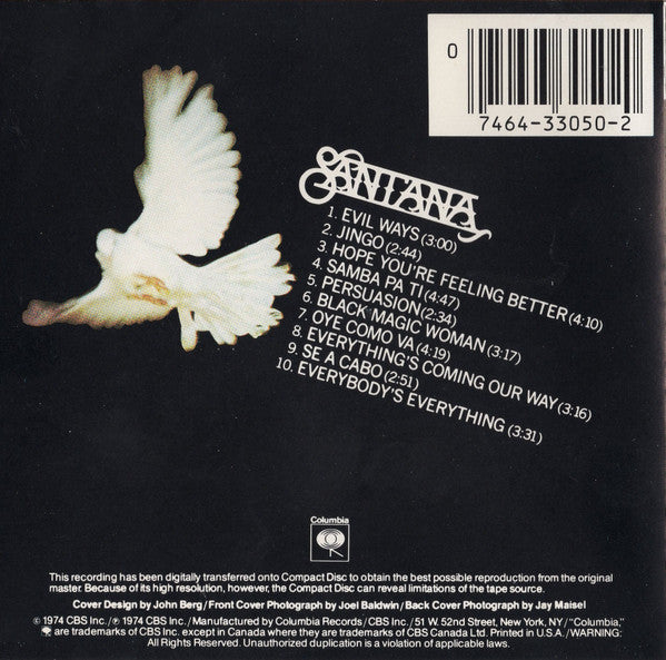 Santana : Santana's Greatest Hits (CD, Comp, RE)
