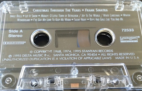 Frank Sinatra : Christmas Through The Years (Cass, Comp)
