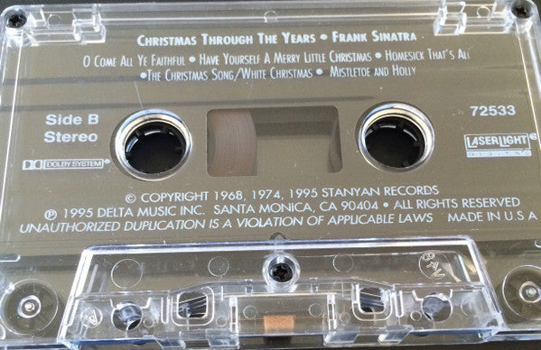 Frank Sinatra : Christmas Through The Years (Cass, Comp)