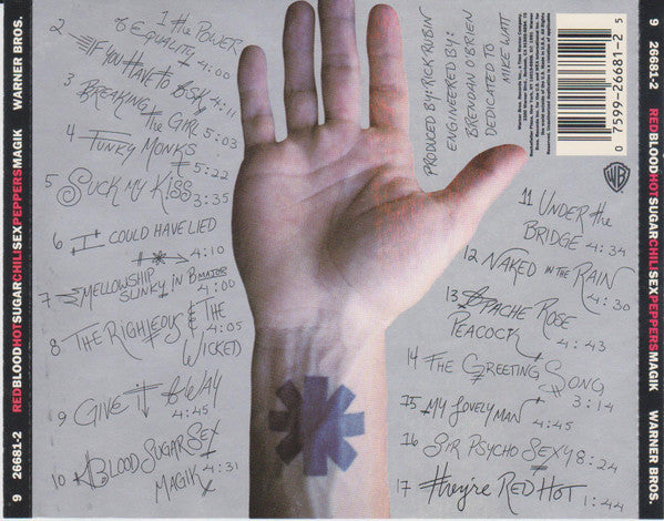 Red Hot Chili Peppers : Blood Sugar Sex Magik (CD, Album, SRC)