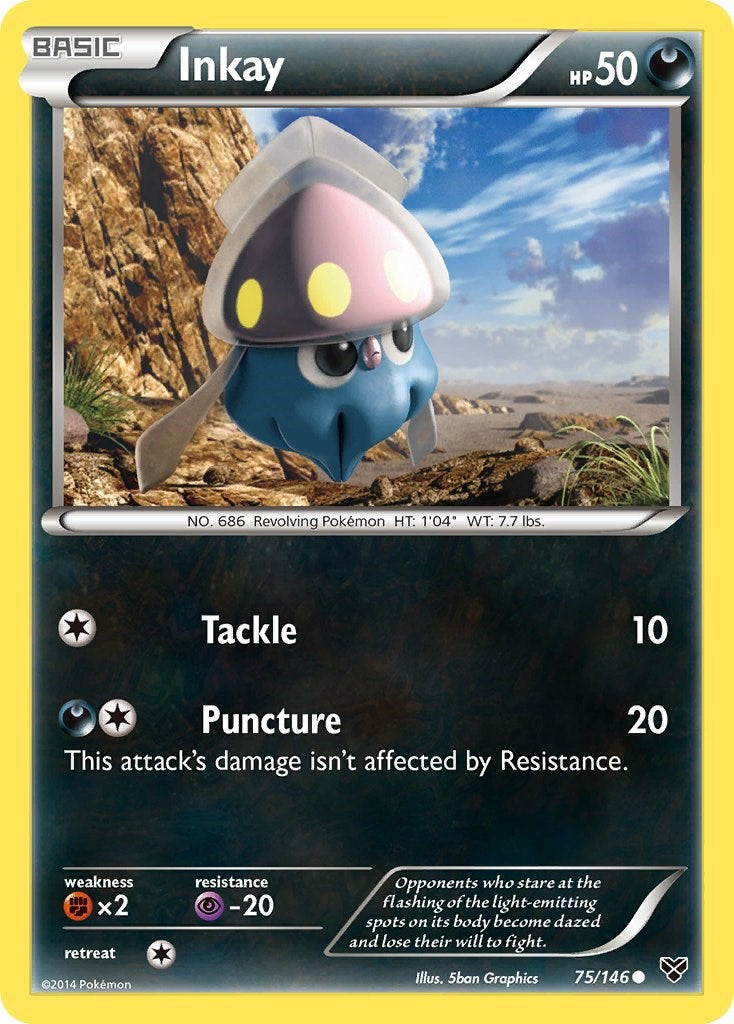 Inkay (75) [XY - 75/146] Pokémon Trading Card