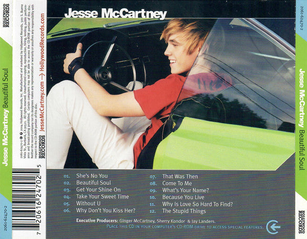 Jesse McCartney : Beautiful Soul (CD, Album, Enh)