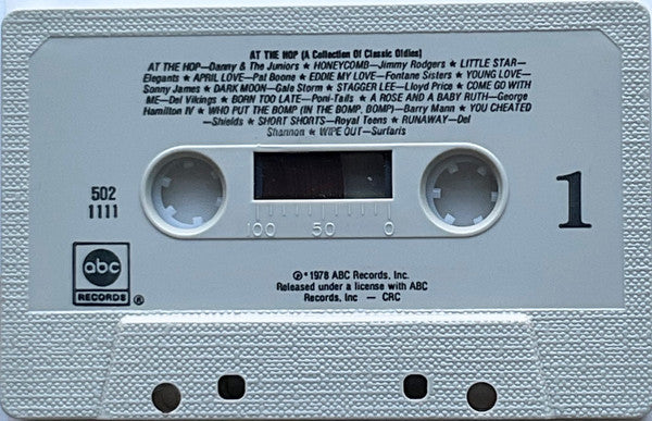 Various : At The Hop (A Collection Of Classic Oldies) (Cass, Comp, Club, CRC)