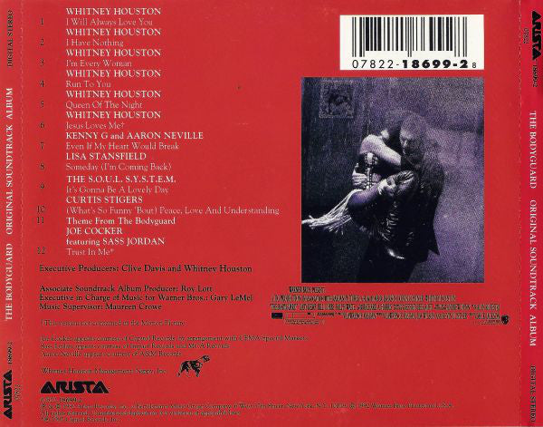 Various : The Bodyguard (Original Soundtrack Album) (CD, Album)