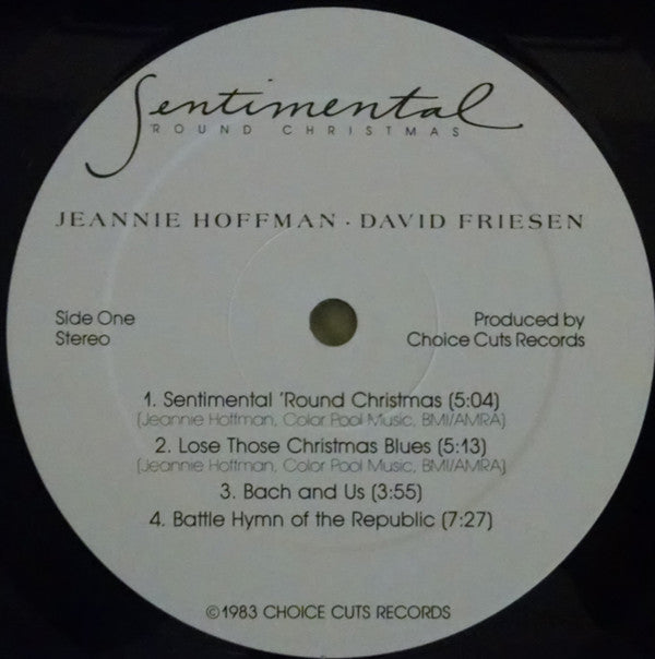 Jeannie Hoffman, David Friesen : Sentimental 'Round Christmas (LP)