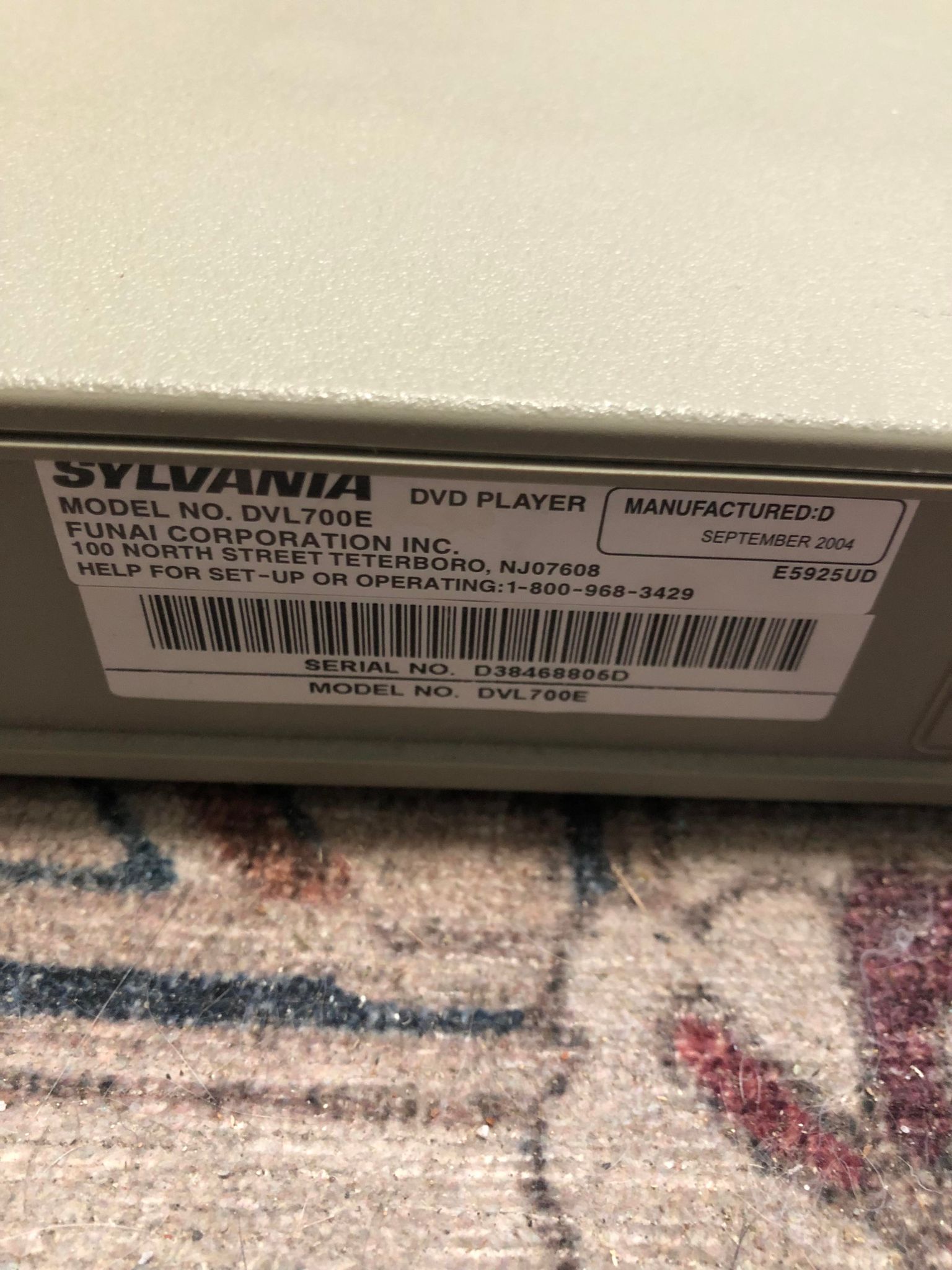 Syvania DVL700E DVD / CD Player Deck Transport - Endless Media