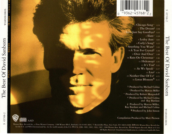 David Sanborn : The Best Of David Sanborn (CD, Comp)